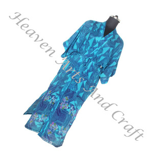 KL009 Beachwear Vintage Sari Kimono <b>Long</b>- Manufacturer of Beachwear Vintage Sari Kimono <b>Long</b> <b>Cardigan</b> Vintage Sari Kimono <b>Long</b> - Product Image 2