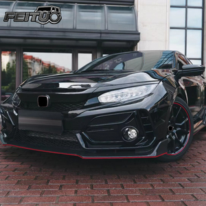 Kit de conversion de carrosserie large FEITUO - Mise à niveau pour <span class=keywords><strong>Honda</strong></span> <span class=keywords><strong>Civic</strong></span> FC1 FK7 (2016-2020) au style FK8 <span class=keywords><strong>Type</strong></span>-<span class=keywords><strong>R</strong></span> Modification extérieure - Product Image 4