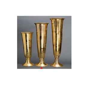 Set of 3 Aluminum Metal Table Decorating Flower <b>Vases</b> Stylish Design <b>Large</b> Size Decorative Flower <b>Vase</b> and Pots for Table Usage - Product Image 1