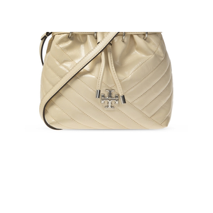 Borsa a Spalla Tory Burch in Pelle Marrone con Logo, Stile Vintage Bohemien Geometrico, Doppie Cinghie per Giorno e Notte, Vera Pelle Estiva - Product Image 3