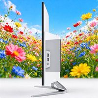 I3/I5/I7/I9 OEM 32 Inch FHD DDR4 256/512GB SSD dengan Wifi Layar LCD Melengkung All in One PC AIO Komputer untuk Bisnis, Game, Belajar