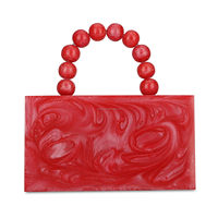 Nouvelle pochette à poignée en perle acrylique pour femmes sac à main de créateur pour la mariée pour son cadeau de mariage pour elle de l'Inde par RF Crafts