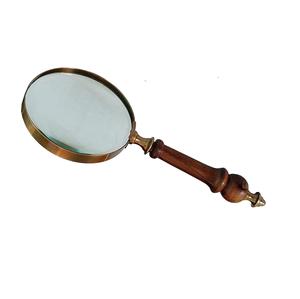 Old Theme <b>Reading</b> Book Design Magnifying Glass Vintage Brass Antique Finishing Design Solid Metal <b>Magnifier</b> Glass - Product Image 1