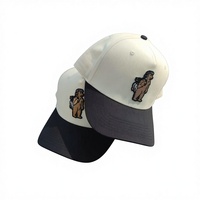 Casquette de sport 5 panneaux personnalisée avec logo brodé pour hommes et femmes, Gorras en coton beige OEM, Casquette de baseball de haute qualité