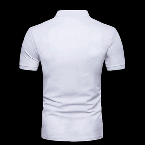 La mejor calidad para hombre para Polo Nuevas camisetas de algodón de manga corta de secado rápido Patrón sólido personalizable OEM - Product Image 3