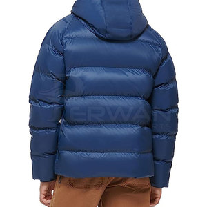 Veste en nylon respirante imperméable pour hommes la plus vendue sur mesure avec col à capuche pour l'hiver dernière conception surdimensionnée - Product Image 2
