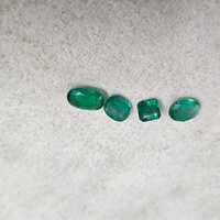 Piedra Esmeralda de Calidad AAA, Excelente Brillo, Corte Esmeralda, Verde Natural de Zambia, para Joyería, 20% de Descuento