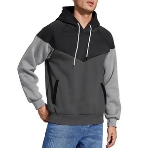 Sudaderas con capucha para hombre, sudaderas clásicas informales de retazos, ropa para hombre, sudadera holgada con bloqueo de Color, nueva ropa de calle acogedora - Product Image 4
