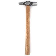 Instrumento veterinario, herramienta de herradura, mango de madera, acero inoxidable, plástico, pezuña de caballo, martillo quirúrgico de herradura - Product Image 3