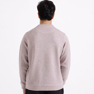 Sudaderas de manga larga sueltas de mezcla de algodón básicas personalizadas de alta calidad para hombre, último diseño, moda Lisa para invierno - Product Image 3