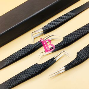 Pinces à cils de qualité supérieure, pinces à cils en vison, pinces à cils ombrées, pinces à cils en acier inoxydable, offre de logo personnalisé - Product Image 6