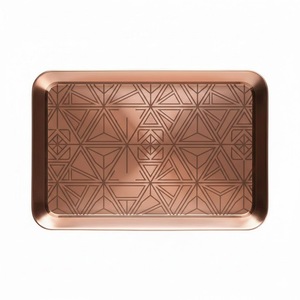 ถาดเสิร์ฟรูปต้นคริสต์มาสทองแดงสลักลาย ขายส่ง ถาดโลหะตกแต่งสุดพิเศษ สำหรับตกแต่งบ้านและเป็นของขวัญ ราคาสุดคุ้ม - Product Image 5