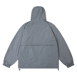 2025ใหม่ล่าสุดแจ็กเก็ตกันน้ำสำหรับผู้ชาย, แจ็คเก็ตกันลมมีซิปครึ่งซิปสะท้อนแสงมีลายพิมพ์ DTG - Product Image 2