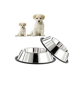 Bol à nourriture pour chien en acier inoxydable imperméable avec base en caoutchouc, taille et forme personnalisées - Product Image 4