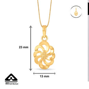 จี้ทองคำ 14k ลายวน ประดับไพลิน เพชร มุก หรือทับทิม ของขวัญเครื่องประดับสุดหรู - Product Image 6
