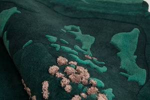 Tapis d'intérieur luxueux en laine de Nouvelle-Zélande à poils longs, fait main, avec support en latex, anti-taches et anti-peluches, pour chambre à coucher et salon - Product Image 2