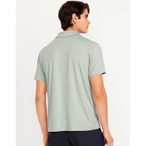 OEM/ODM logotipo personalizado bordado de secado rápido de algodón al por mayor liso manga corta polos para hombres - Product Image 2