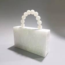 Bolsos de Mano de Resina Deslumbrantes para Mujer, Elegancia Atemporal, Bolsos de Noche de Lujo para Noches y Fiestas Glamurosas - Product Image 3