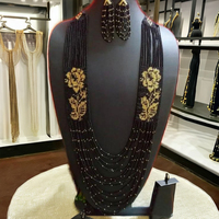 Collier Perlé à la Mode pour Femmes, Collier Perlé Nigérian, Designs de Colliers Perlés pour Événements, Accessoires pour Femmes, Collier Fait Main par Msr Overseas