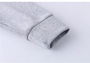 Sudadera con Capucha Unisex de Talla Grande Personalizada para Invierno, Estilo Hip Hop, con Logotipo Bordado de Alta Calidad, Oversize, 100% Algodón - Product Image 4