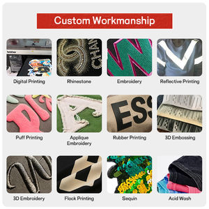 Custom Patch Embroidery Logo Distressed <b>Hoodie</b> and Flared Jogger Acid Wash Sun Faded Printing Hip Hop Style for Autumn - Product Image 5