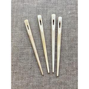 Aiguille d'artisanat en os de buffle naturel, outil moderne imperméable et poli à la main pour la couture du cuir, la couture, le tissage, l'art décoratif - Product Image 5