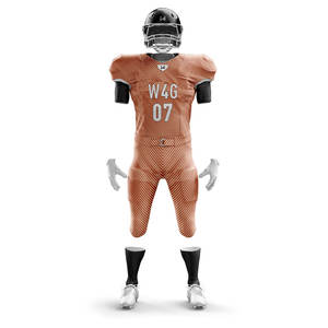 Customized Football Jersey Set, Competition Training Team Uniform <b>American</b> Football Uniform Uniform Design <b>Clothing</b> Manufacturer - Product Image 1
