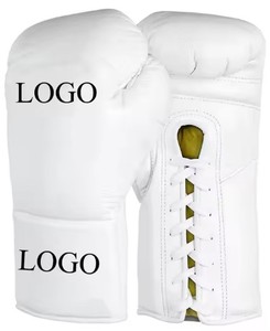 Gants de boxe personnalisés professionnels 10oz en cuir PU Gants d'entraînement pour adultes Caractéristiques de frappe pour le kickboxing et les sports de MMA - Product Image 1