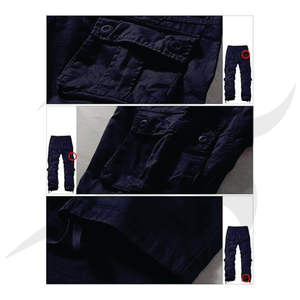 OEM Hombres Nylon Spandex Cortavientos Cremallera Cargo Escalada Pantalones con 6 Bolsillos Cargo Pantalón Transpirable Cordón Hombre Pantalones - Product Image 6