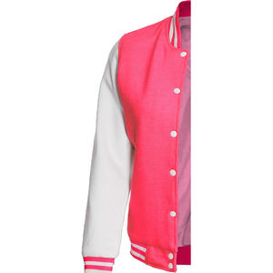 Chaqueta Universitaria Personalizada al por Mayor de Fábrica, Diseño OEM, Transpirable, Resistente al Viento, de Alta Calidad para Hombre, con Parche Bordado Frontal de Cuero Genuino - Product Image 4