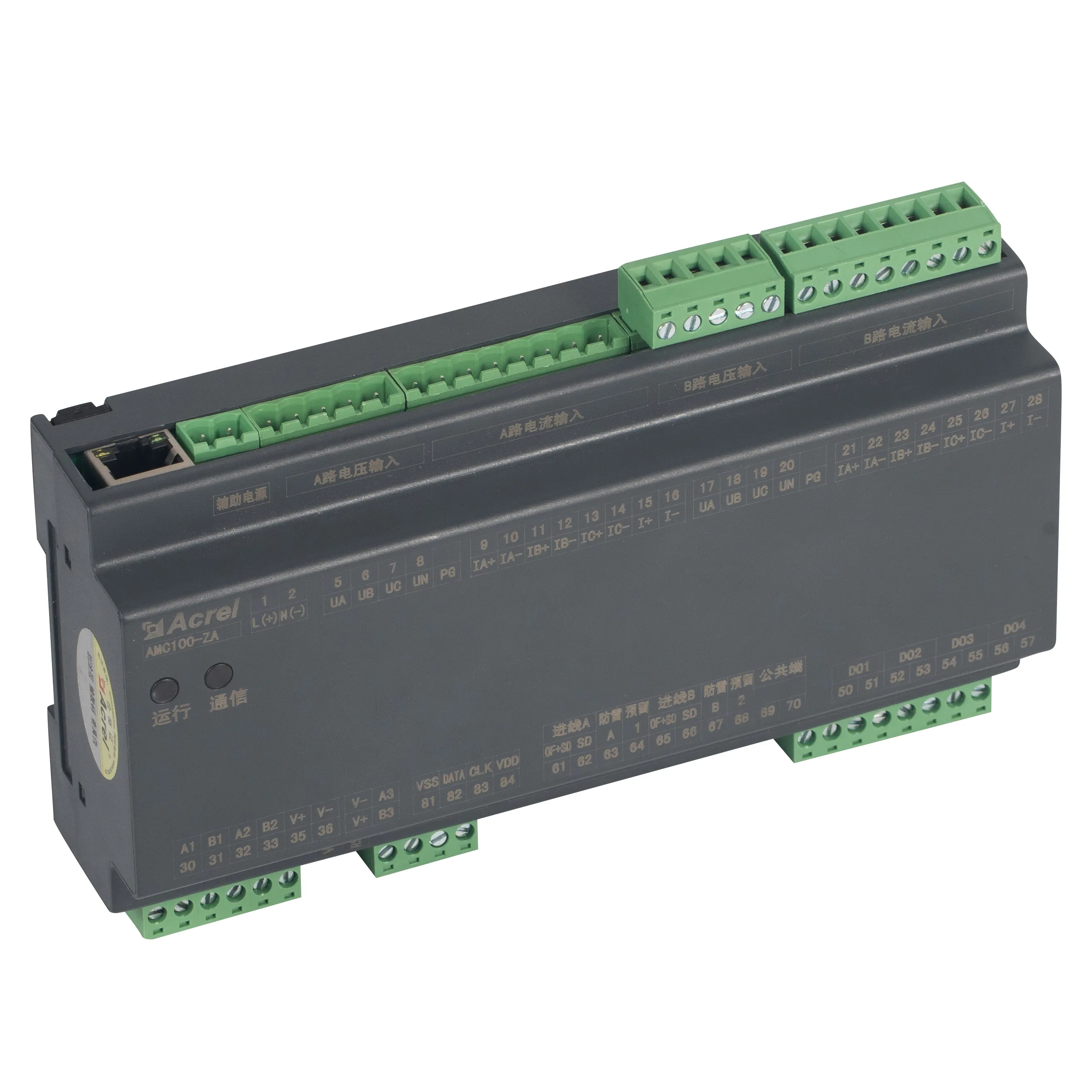 Moniteur de distribution de courant alternatif: Alimentation de signal AMC100-ZA d'acrel sur le rail DIN