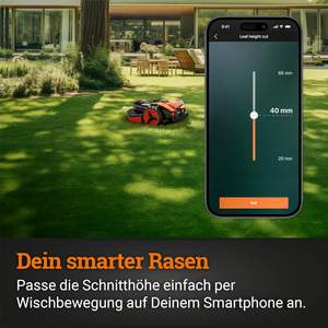 Tondeuse à gazon robotisée WORX Landroid Vision L1600 WR216E.1 sans câble de délimitation pour jardins jusqu'à 1600 m², tondeuse à gazon robotisée IA - Product Image 4