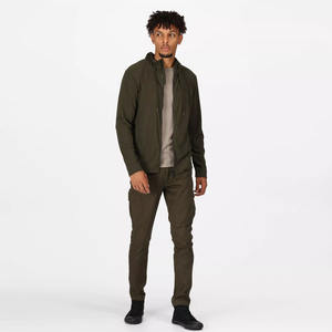 Los hombres más vendidos Heather Green Color Full Zip Up Hoodie Hombres para la venta al por mayor Sudaderas con capucha en tarifas baratas Sudaderas con cremallera - Product Image 3