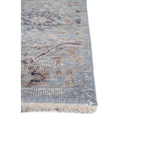 Alfombra de Lana Anudada a Mano Erbe, Diseño Abstracto con Medallón Azul, Estilo Transicional, Rectangular 8x10, Garantía de 24 Meses para Sala de Estar - Product Image 4