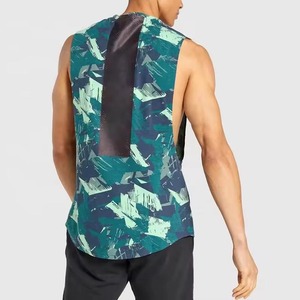 Chaleco personalizado de verano para hombre, gimnasio, entrenamiento, Fitness, Stringer, último diseño, sublimación, Top, ropa exterior informal para culturismo - Product Image 3