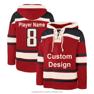 OEM Diseña tu propio logotipo Sudadera con capucha de hockey sobre hielo Práctica de alta calidad Sublimación Sudadera con capucha de hockey sobre hielo - Product Image 5