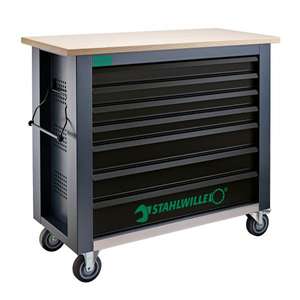 Banc de travail mobile anthracite Stahlwille avec armoire à outils à 7 tiroirs - Product Image 3