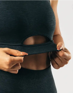 Pantalones cortos de entrenamiento de compresión de cintura alta para mujer, LICRA personalizada, colores sólidos, botín informal sin costuras, motorista, correr, niñas, venta al por mayor - Product Image 5