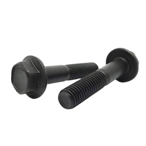 สลักเกลียวหน้าแปลนหกเหลี่ยมโลหะผสมเหล็กพร้อมเกลียวเต็มมีเกรด8.8 10.9 12.9 - Product Image 1