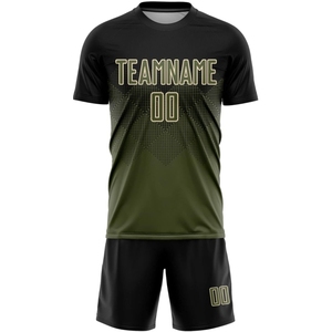 Maillot de football uniforme de football personnalisé vêtements de football conception nom de l'équipe de club kits de football respirants sublimés - Product Image 5