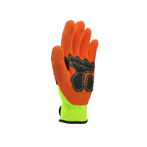 Guantes de Seguridad de Alta Visibilidad y Resistencia a Impactos de Calidad Premium, Guantes Reforzados con Recubrimiento de Nitrilo para Construcción y Campos Petroleros - Product Image 2