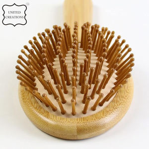 Custom Logo Eco-Friendly Bamboo <b>Hair</b> <b>Brush</b> and Comb Sustainable Anti-Tangle <b>Wooden</b> - Product Image 6