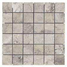 กระเบื้องโมเสค Travertine ธรรมชาติกระเบื้องปูพื้นห้องอาหารผนังห้องน้ำและห้องครัวที่ทันสมัย - Product Image 3