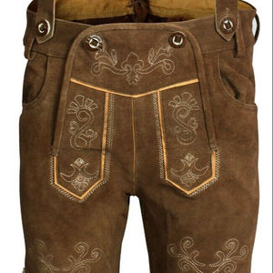 กางเกงหนังเลเดอร์โฮเซ่น ผู้ชาย แบบสั้น ชุดบาวาเรียน เยอรมัน แบบดั้งเดิม สั่งตัดได้ - Product Image 1