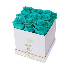 Ellis Eternal Baby Modern Rose Gift Box Durable Paper Design with Plant Pattern - Product Image 1