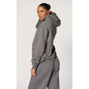 Conjunto de 2 Piezas de Ropa Deportiva de Otoño para Mujer, Sudadera con Capucha Informal Estampada y Pantalones Largos, Ropa de Invierno Unisex 100% Algodón - Product Image 4