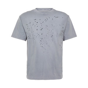 T-shirt Offre Spéciale léger de haute qualité en détresse personnalisé impression en détresse respirant coton hommes t-shirt blanc en gros - Product Image 1