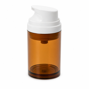 Envase Cosmético Ámbar de 30g con Bomba Airless, para Crema, Venta al Por Mayor, Marca Privada - Product Image 1