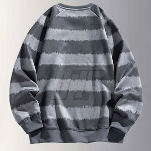 Sweatshirts classiques pour hommes Vêtements de sport respirants légers mélangés en coton pour l'extérieur et le fitness - Product Image 2