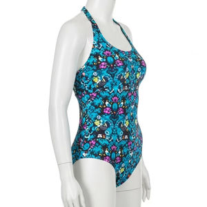 Traje de Baño de Poliéster Duradero con Estampado por Transferencia de Calor, Tejido Elástico Suave de Secado Rápido, Ropa de Playa para Deportes Acuáticos para Mujer - Product Image 3